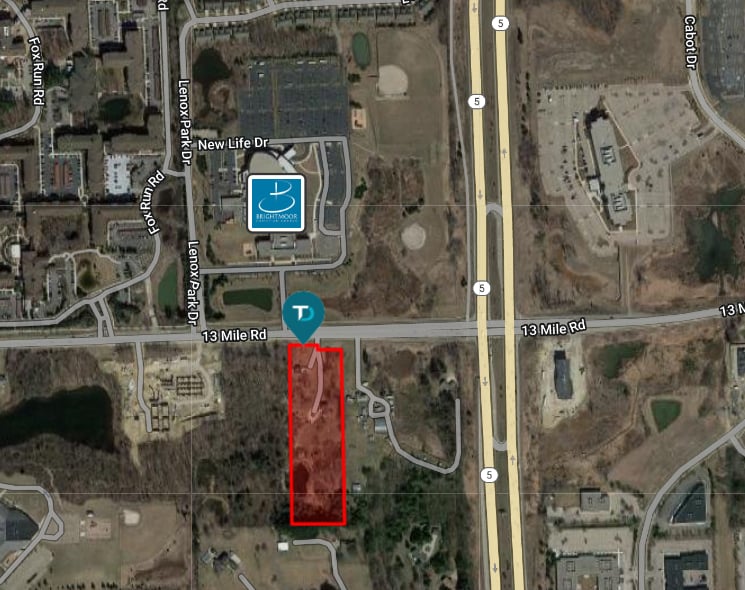 6.44 Acres 13 Mile Road